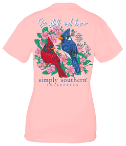 Be Still and Know Cardinal (Short Sleeve T-Shirt) by Simply Southern