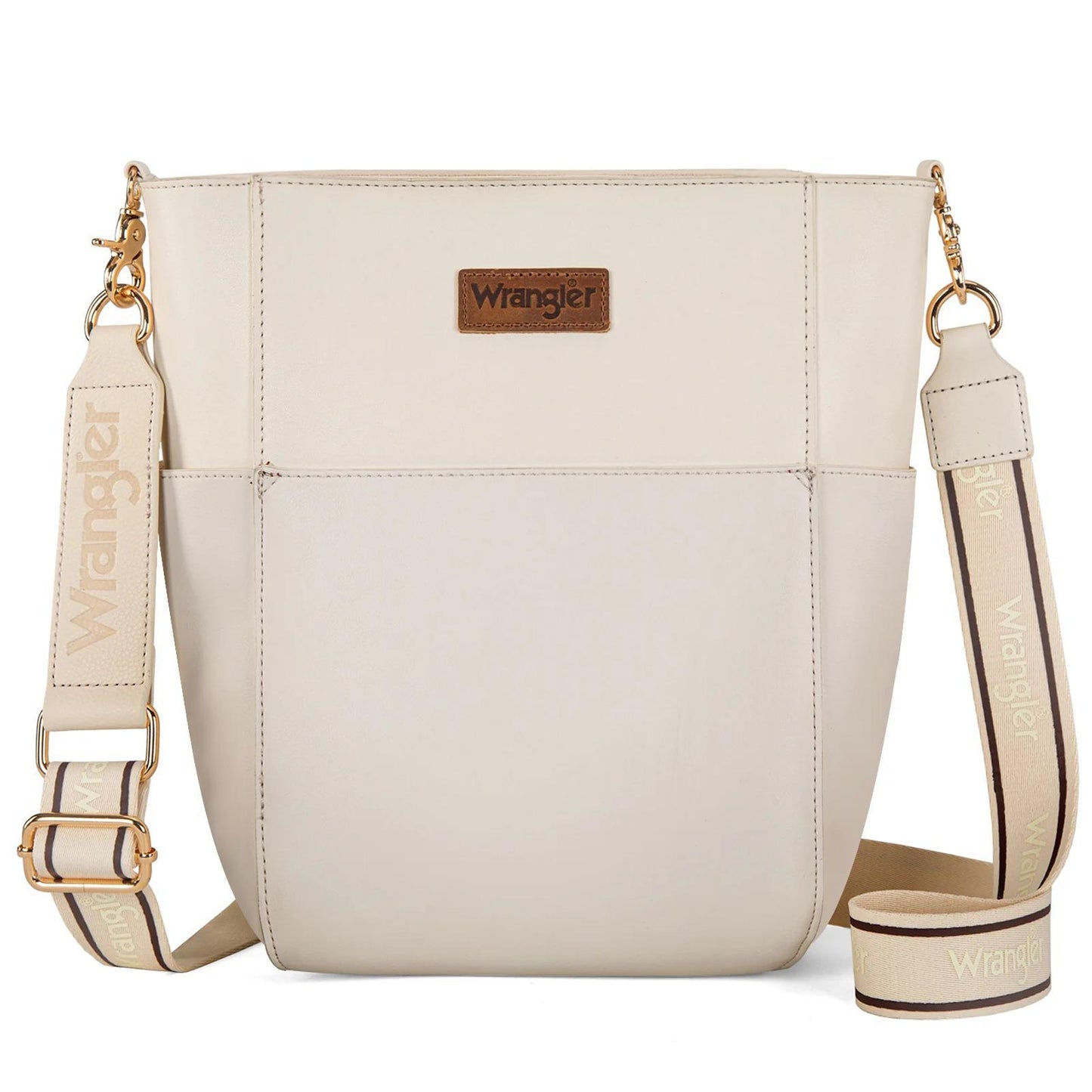 Wrangler Shoulder Bag/Crossbody - Beige - by Montana West