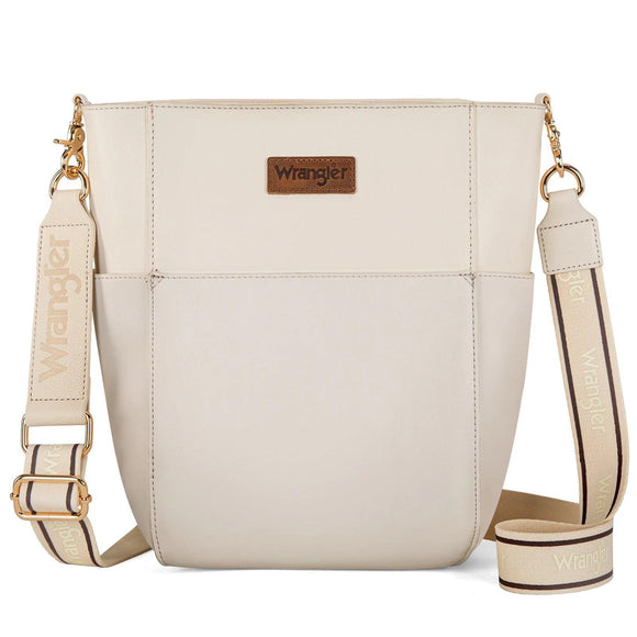 Wrangler Shoulder Bag/Crossbody - Beige - by Montana West