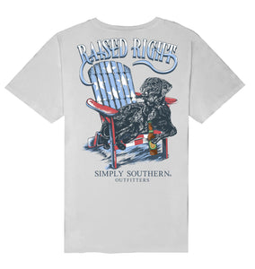 Raised Right Lab (Men's Short Sleeve T-Shirt) by Simply Southern