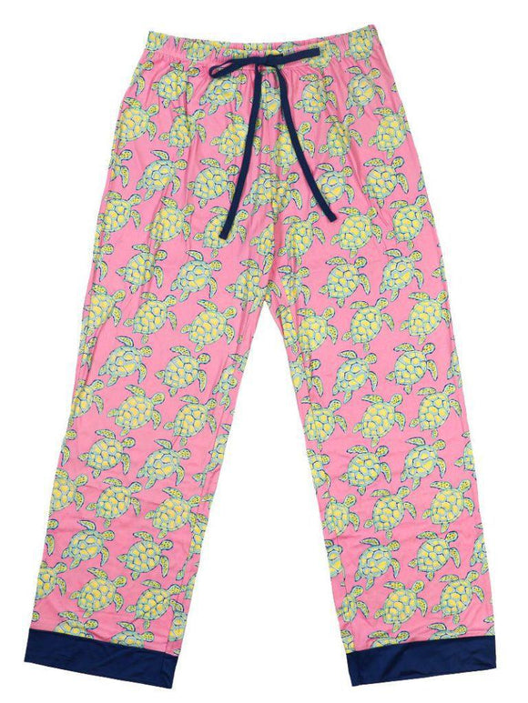 Lounge Pants - Green Turtle - by Simply Southern