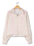Floral Cinch Pullover - Blush Floral - by Simply Southern