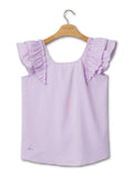 Simply Coquette Top - Lilac - by Simply Southern