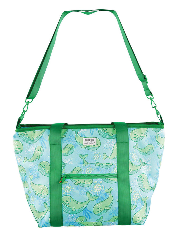 Cooler Tote Bag - Whale - by Simply Southern