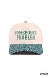 Somebody's Problem - Baseball Cap - by Zenana