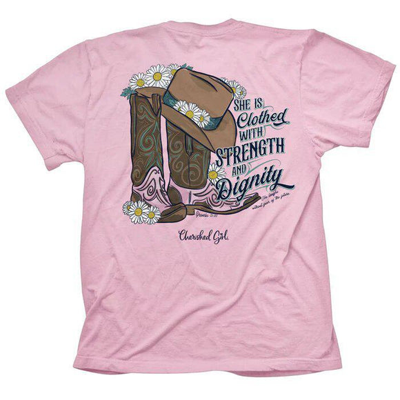 Strength Boots (Short Sleeve T-Shirt) by Cherished Girl