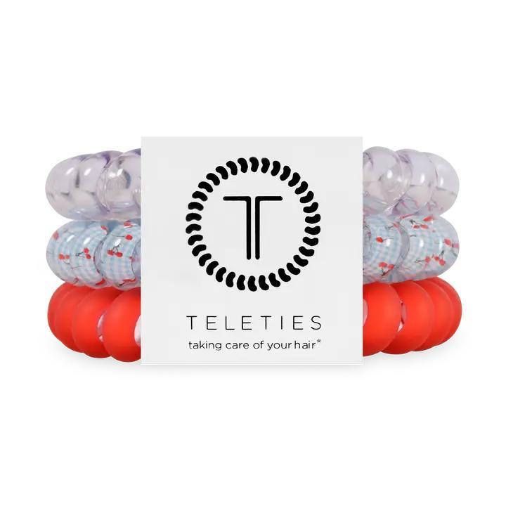 Basket Of Cherries Hair Ties - Large - By Teleties