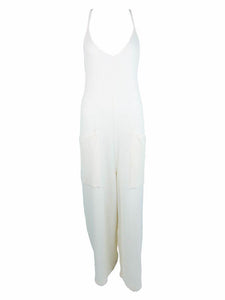 Knit Jumpsuit - Ivory - by Simply Southern