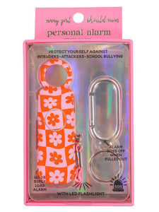 Personal Alarm - Checkered Flower - by Simply Southern