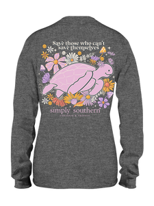 Save Turtle Track (Long Sleeve T-Shirt) by Simply Southern