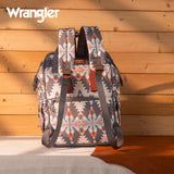 Wrangler Aztec Printed Callie Backpack - Grey - by Montana West