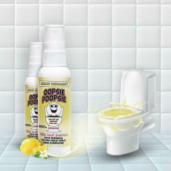 Oopsie Poopsie Lemon Bergamot Toilet Bowl Freshener