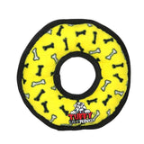 Tuffy Ultimate Ring - Yellow Bone Dog Toy - by Tuffy