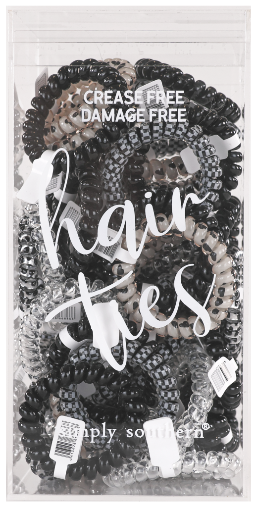 Hair Tie - Black Speck - by Simply Southern