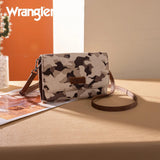 Wrangler Camo Print Canvas Clutch/Crossbody - Brown - by Montana West