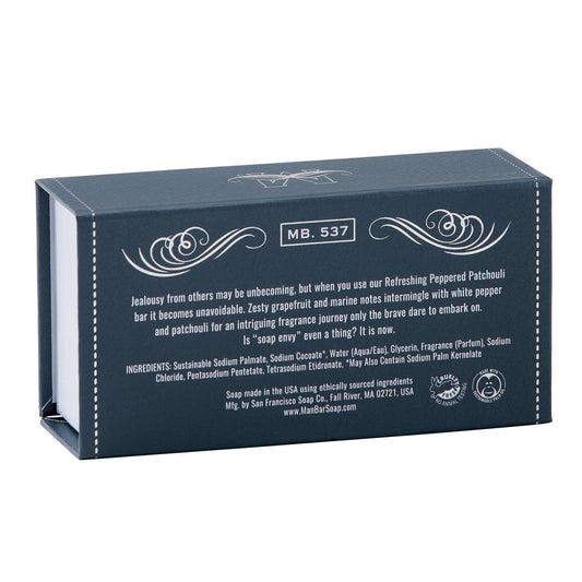Peppered Patchouli Bar Soap - by San Francisco Soap