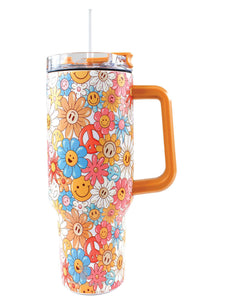 Happy Flower - 40oz Tumbler - by Simply Southern