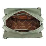 Wrangler Carry-All Whipstitch Tote/Crossbody - Green - by Montana West