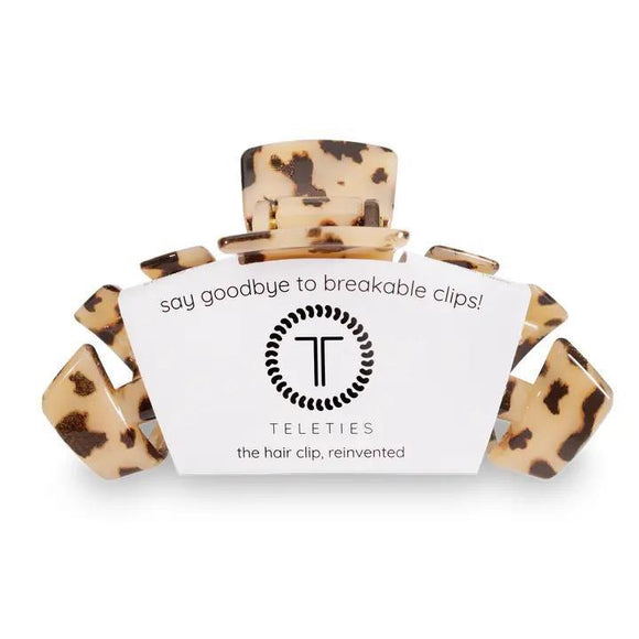 Blonde Tortoise Classic Hair Clip - Large - By Teleties