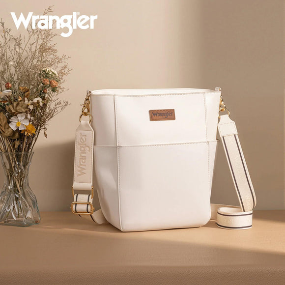 Wrangler Shoulder Bag/Crossbody - Beige - by Montana West