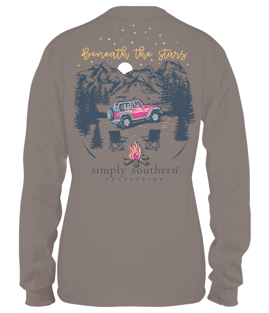 Beneath the Stars (Long Sleeve T-Shirt) by Simply Southern