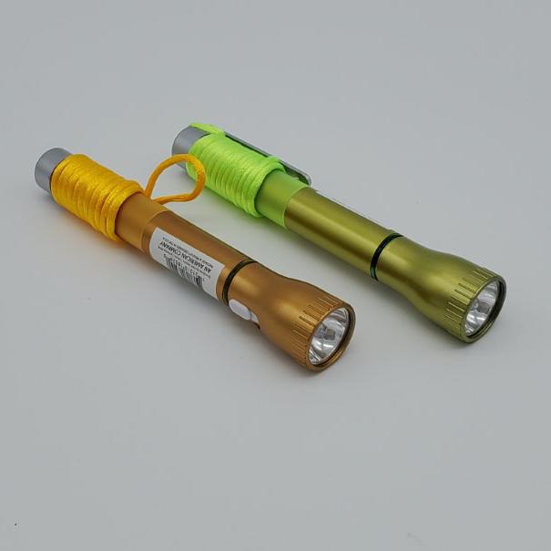 Led Flashlight with Attached Rope