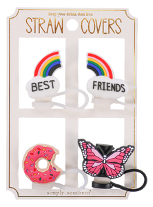 Straw Cover Set - Bestfriends - by Simply Southern