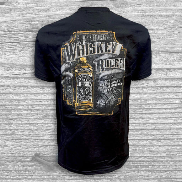 Old Whiskey Rules (Men's T) by Old Guys Rule