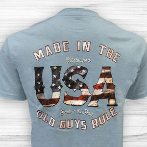 Made in the USA (Men's T) by Old Guys Rule