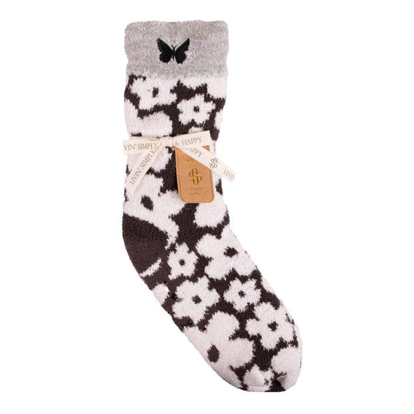 Groovy Camper Socks - Black Daisy - by Simply Southern