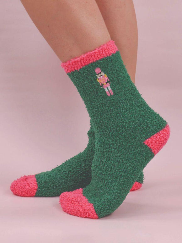 Holiday Soft N Cozy Socks - Nutcracker - by Simply Southern