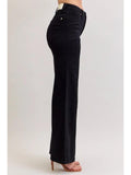 High Waist Retro Wide - Black - by Judy Blue