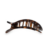 Round Flat Hair Clip Medium - Tortoise - By Teleties