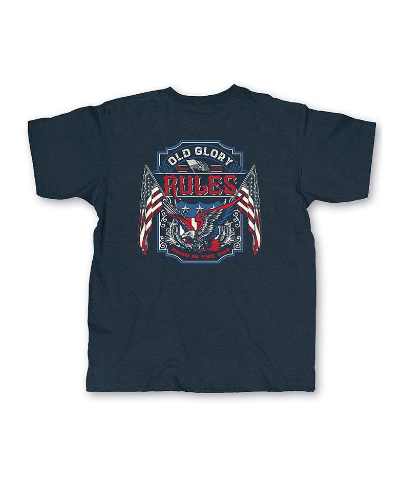 Old Glory (Men's T) by Old Guys Rule