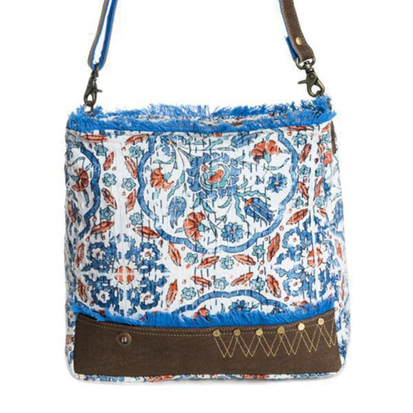 Whispers of the Wildflowers Messenger Bag - by Myra