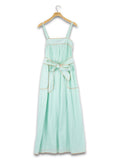 Simply Contrast Ric Rac Dress - Mint - by Simply Southern