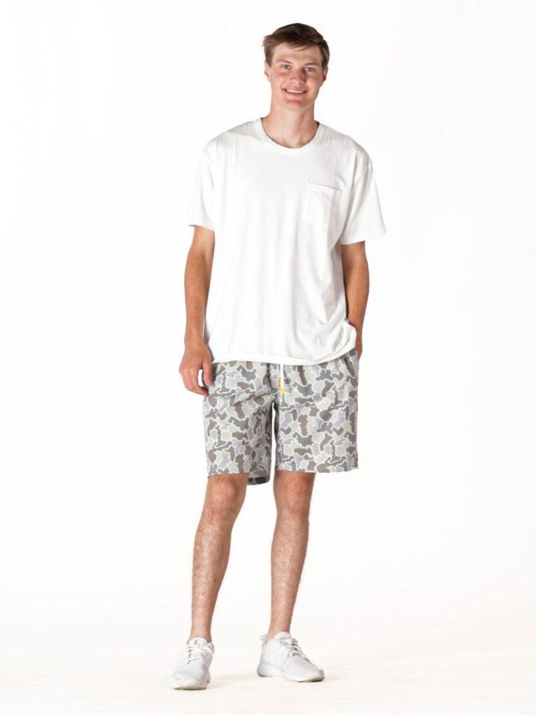 Men's Camo Shorts - Gray Camo - by Simply Southern