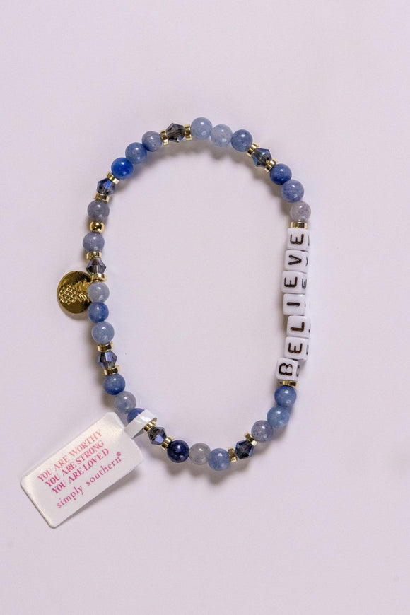 Simply Positive Bracelet - Believe - by Simply Southern