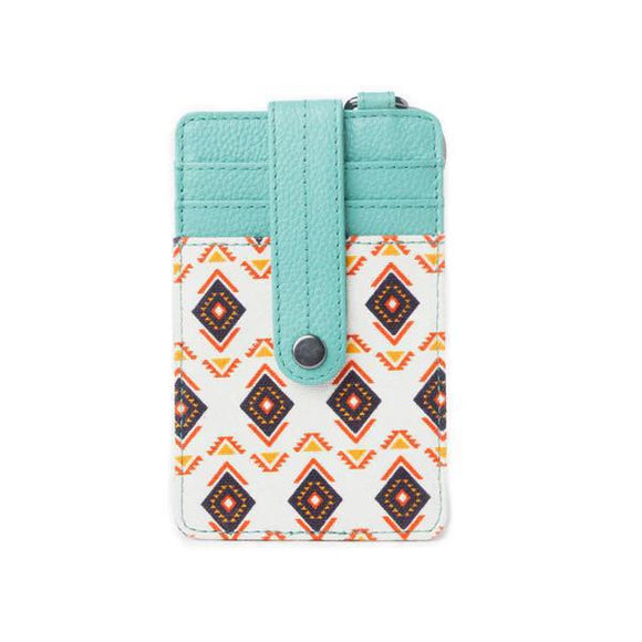 Taralongo Vista Credit Card Holder - White and Green - by Myra