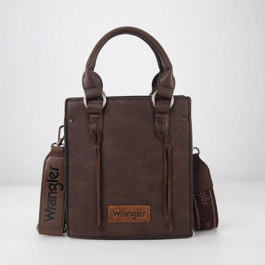 Wrangler North South Mini Tote/Crossbody - Coffee - by Montana West