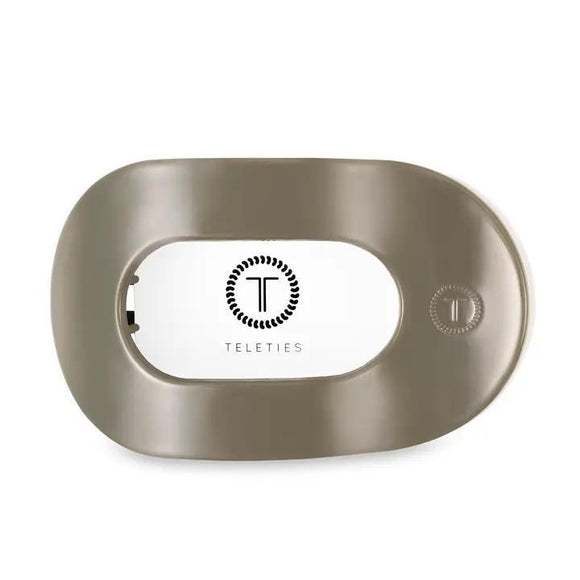 Flat Small Round Hair Clip - Sage It Ain't So - By Teleties
