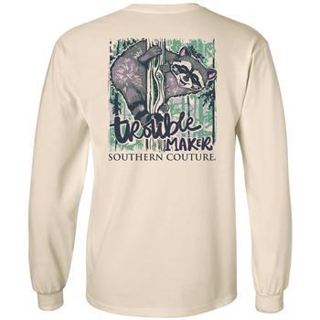 Troublemaker - Long Sleeve T-shirt - by Southern Couture