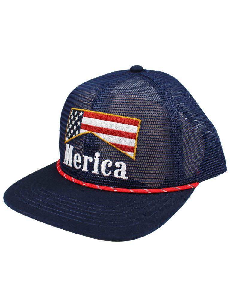 Merica - Men's Curved Baseball Cap - by Simply Southern
