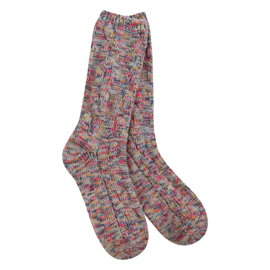 Weekend Ragg Cable Crew - Celestial - by World's Softest Socks