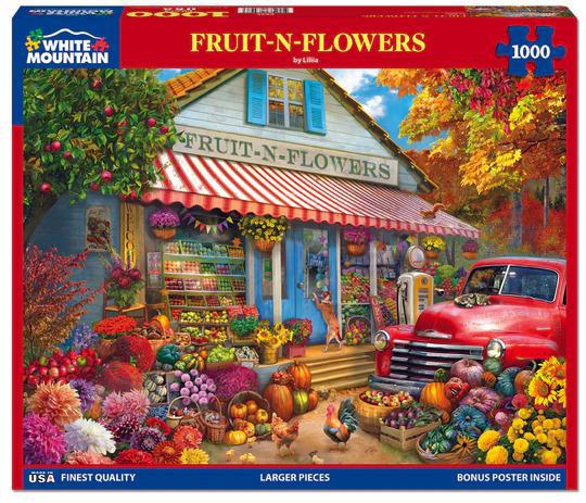 Fruit-N-Flowers Puzzle -1000pc - by White Mountain