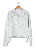 Floral Cinch Pullover - Blue Floral - by Simply Southern