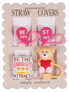 Straw Cover Set - Bestfriend - by Simply Southern