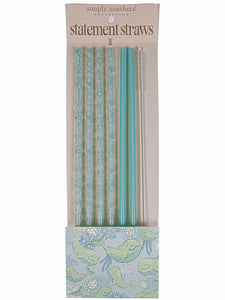 Straw Set - Whale - by Simply Southern