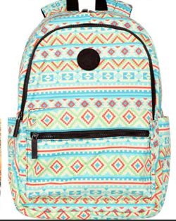 Montana West Print Canvas Backpack - by Montana West