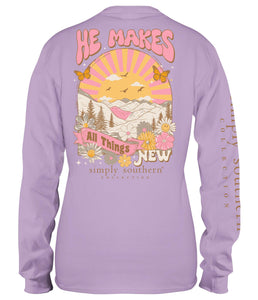 He Makes (Long Sleeve T-Shirt) by Simply Southern